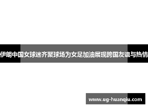 伊朗中国女球迷齐聚球场为女足加油展现跨国友谊与热情
